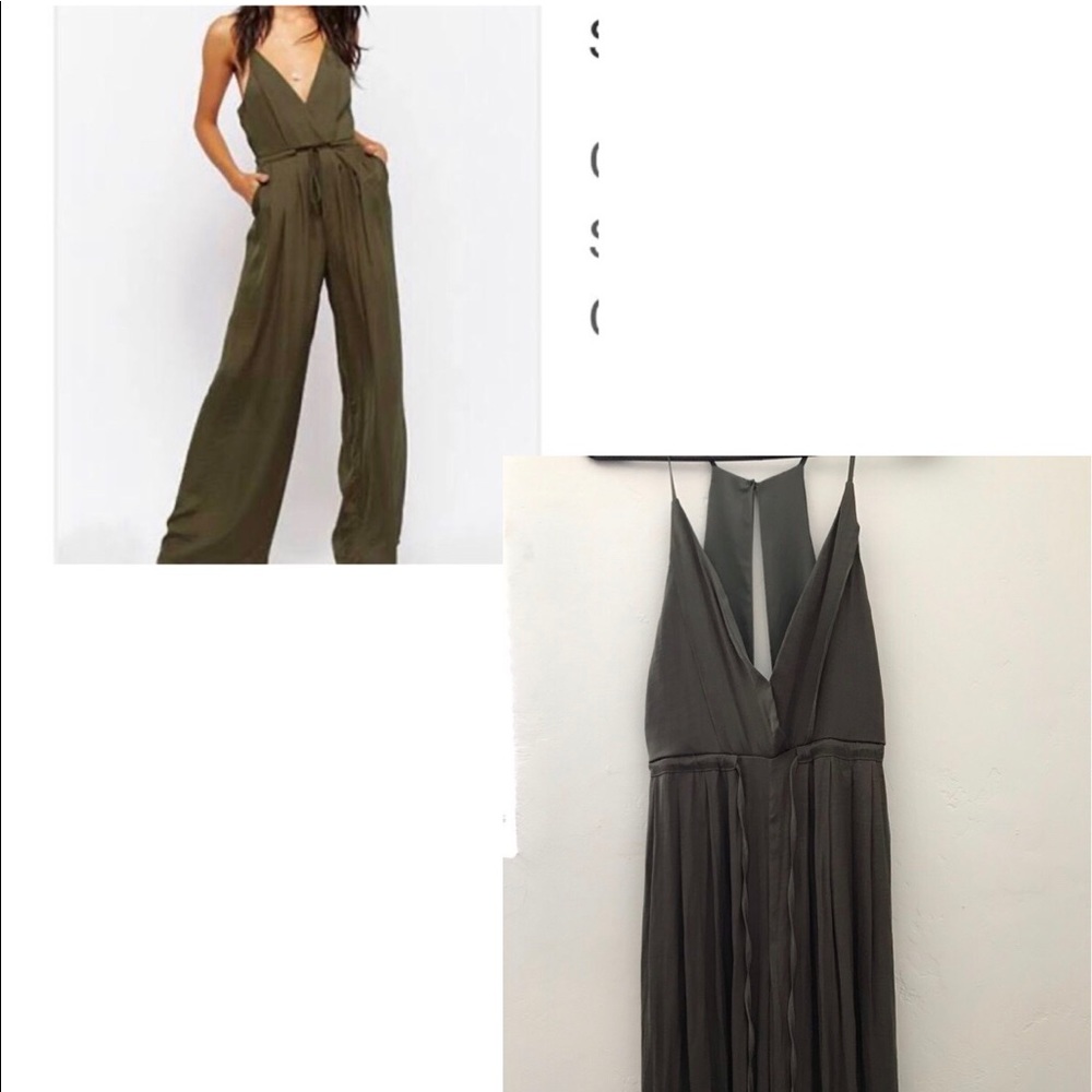 Olive green jumpsuit